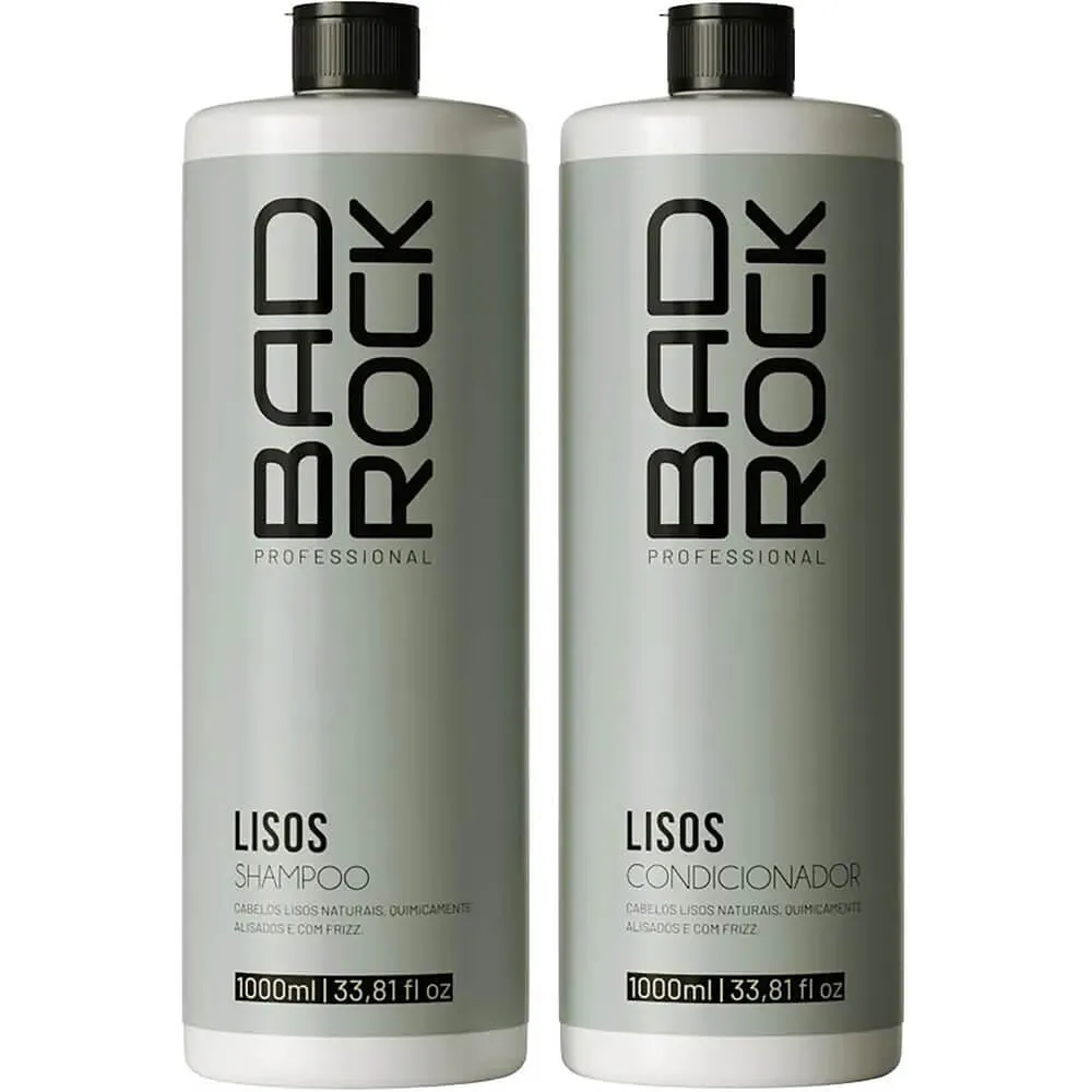 Bad Rock Lisos - Kit Pós Progressiva Antifrizz Salão Duo (2 Produtos)