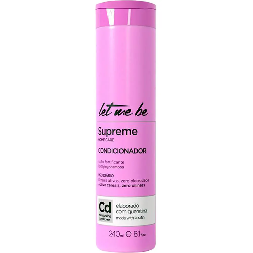 Condicionador Vegano Let Me Be Supreme Home Care Fortificante 240ml