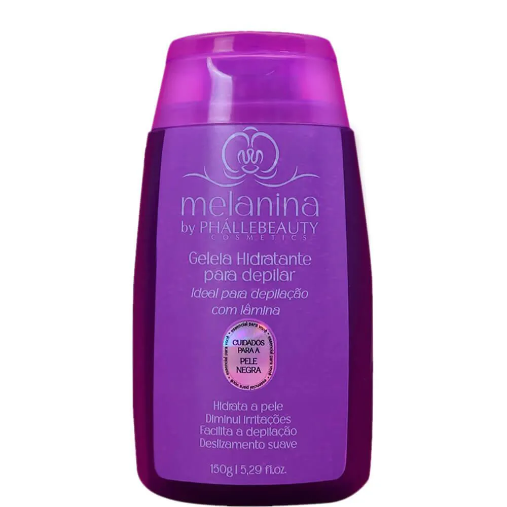 Phállebeauty Melanina - Geleia Hidratante para Depilação Pele Negra 150g