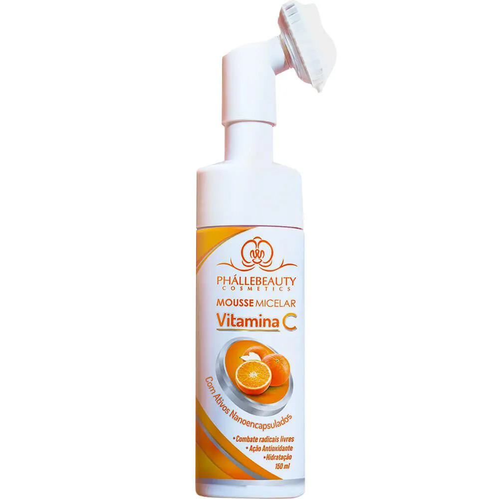Phállebeauty - Mousse Micelar Vitamina C Limpeza Antioxidante 150ml
