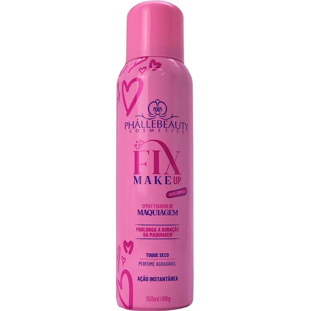 Phállebeauty Fix Make Up - Spray Fixador de Maquiagem Toque Seco 150ml