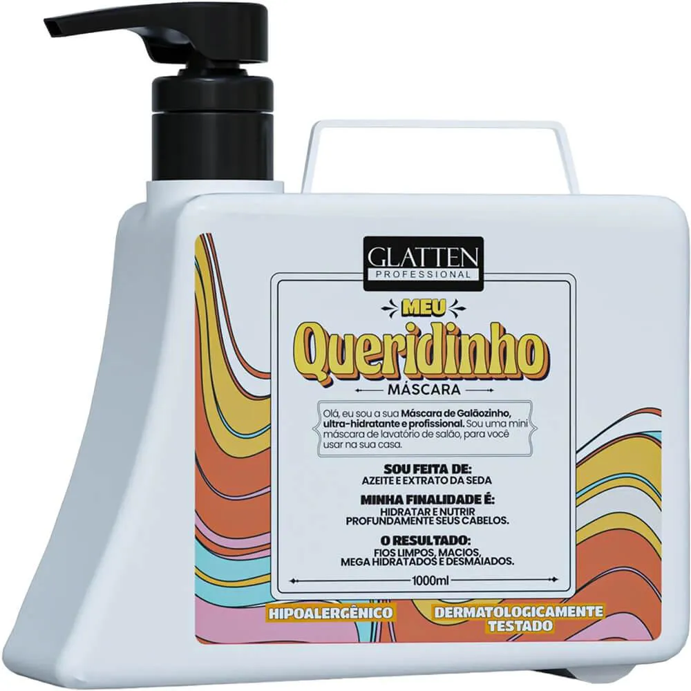 Glatten Meu Queridinho - Máscara Ultra Hidratação de Galão 1L
