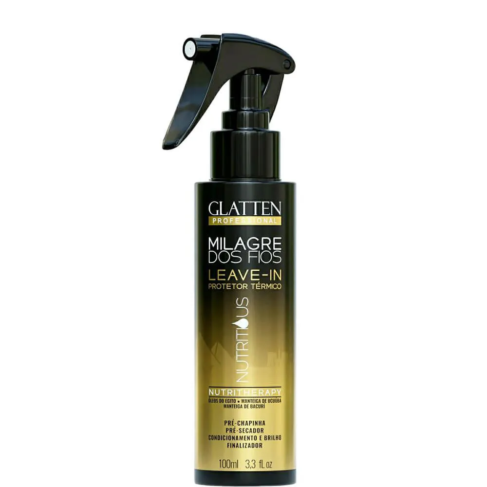 Glatten Milagre dos Fios Nutritious - Leave-in Terapia de Nutrição 100ml