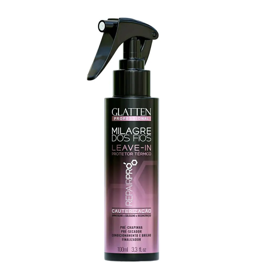 Glatten Milagre dos Fios Repair Pró - Leave-in Cauterização 100ml