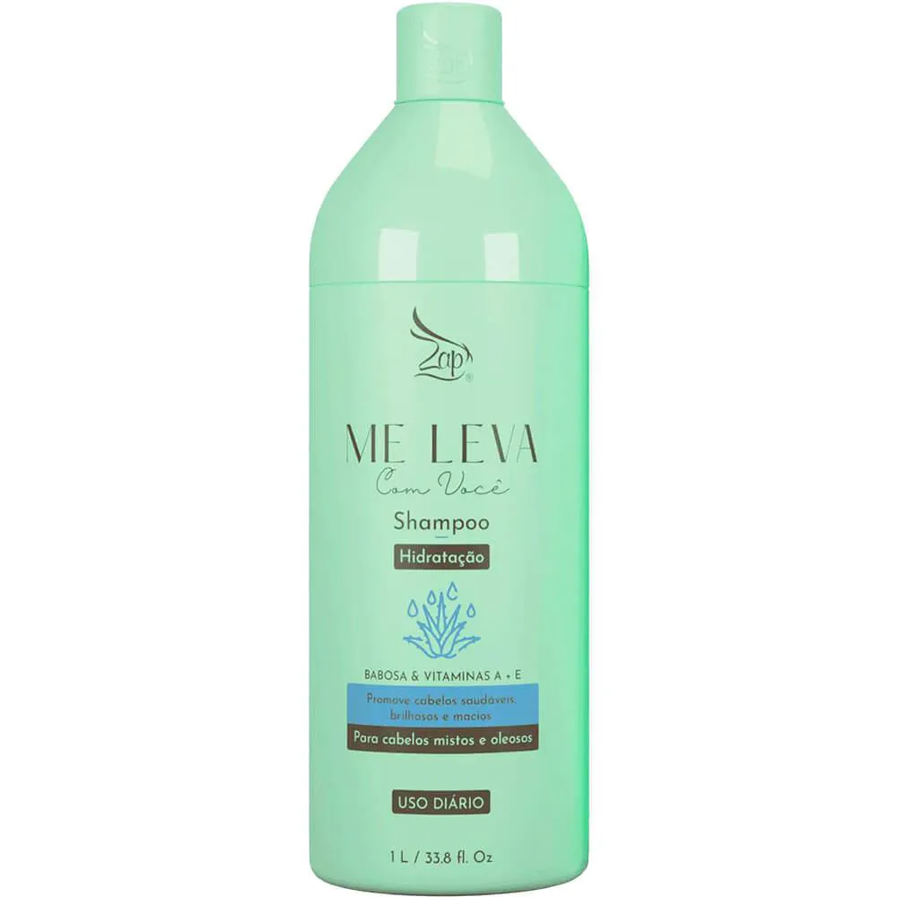 Shampoo Zap Me Leva Com Você Hidratação Profunda 1L