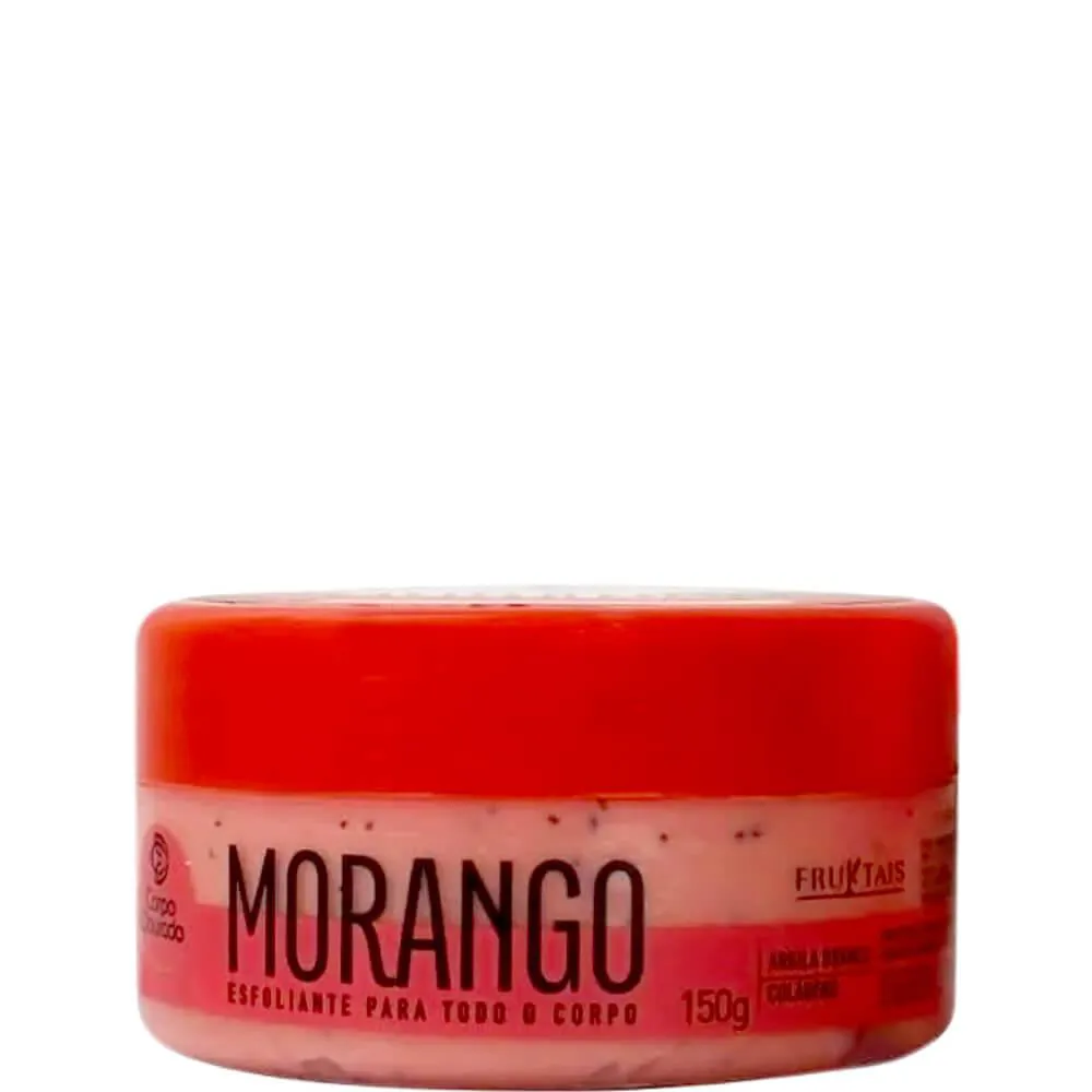 Corpo Dourado Fruktais - Esfoliante Corporal Morango e Colágeno 150g
