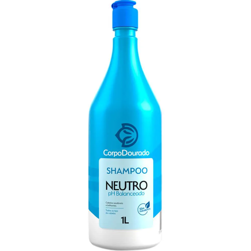 Shampoo Corpo Dourado Salão pH Balanceado 1L