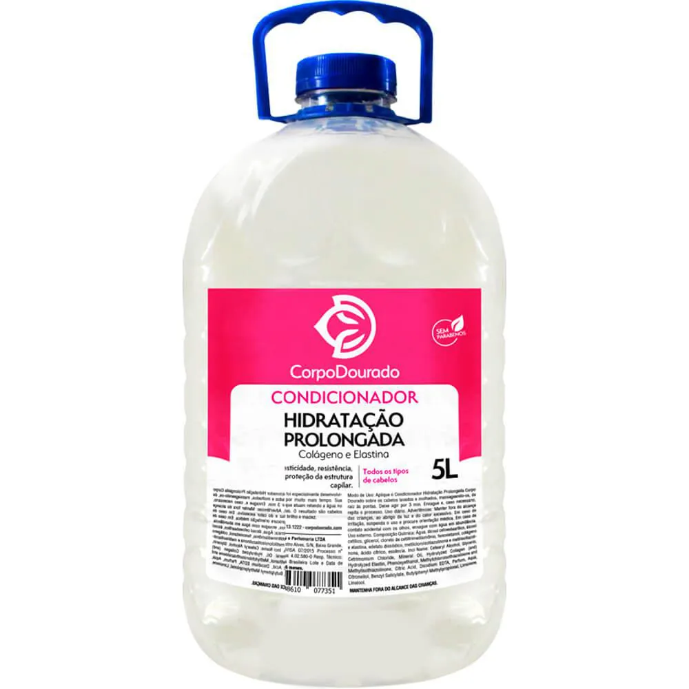 Condicionador Corpo Dourado Salão Hidratação Prolongada 5L