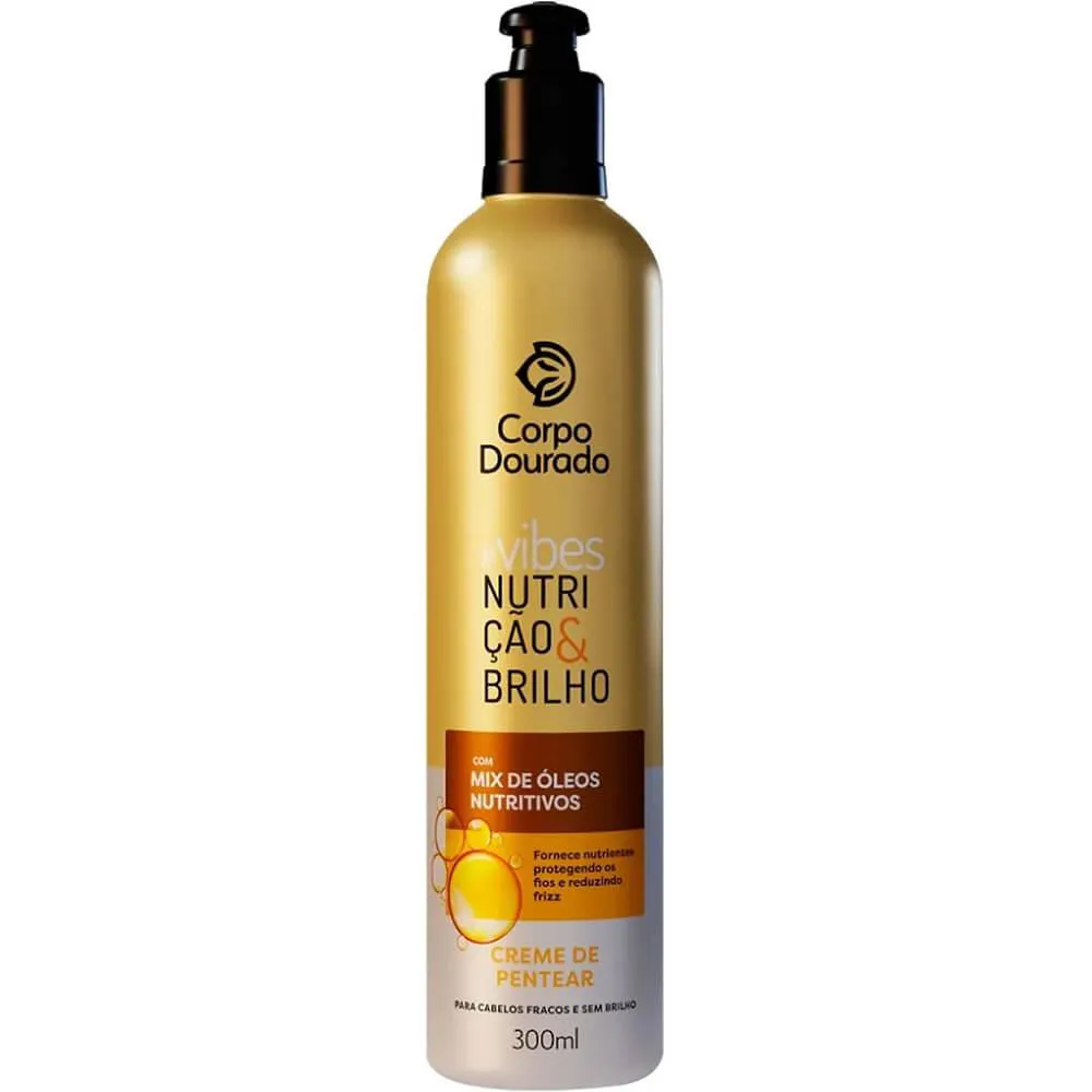Corpo Dourado Vibes Nutrição - Creme de Pentear Mix de Óleos 300ml