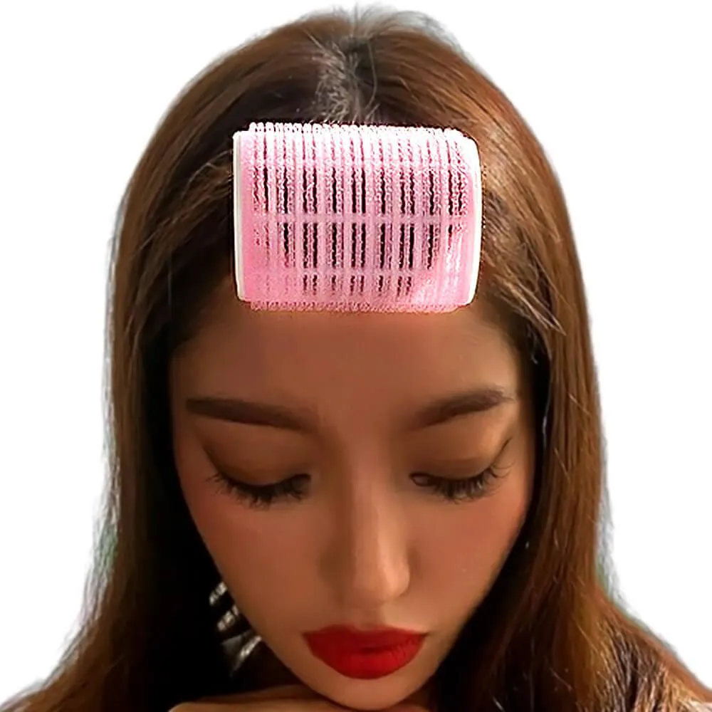 Bob para Franja de Cabelo com Velcro 49mm Nº 6 Rosa