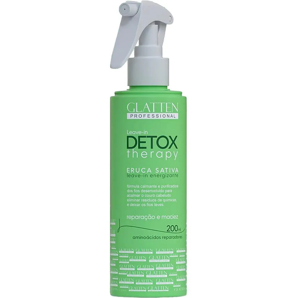 Glatten Detox Therapy - Leave-in Energizante Aminoácidos Reparadores 200ml