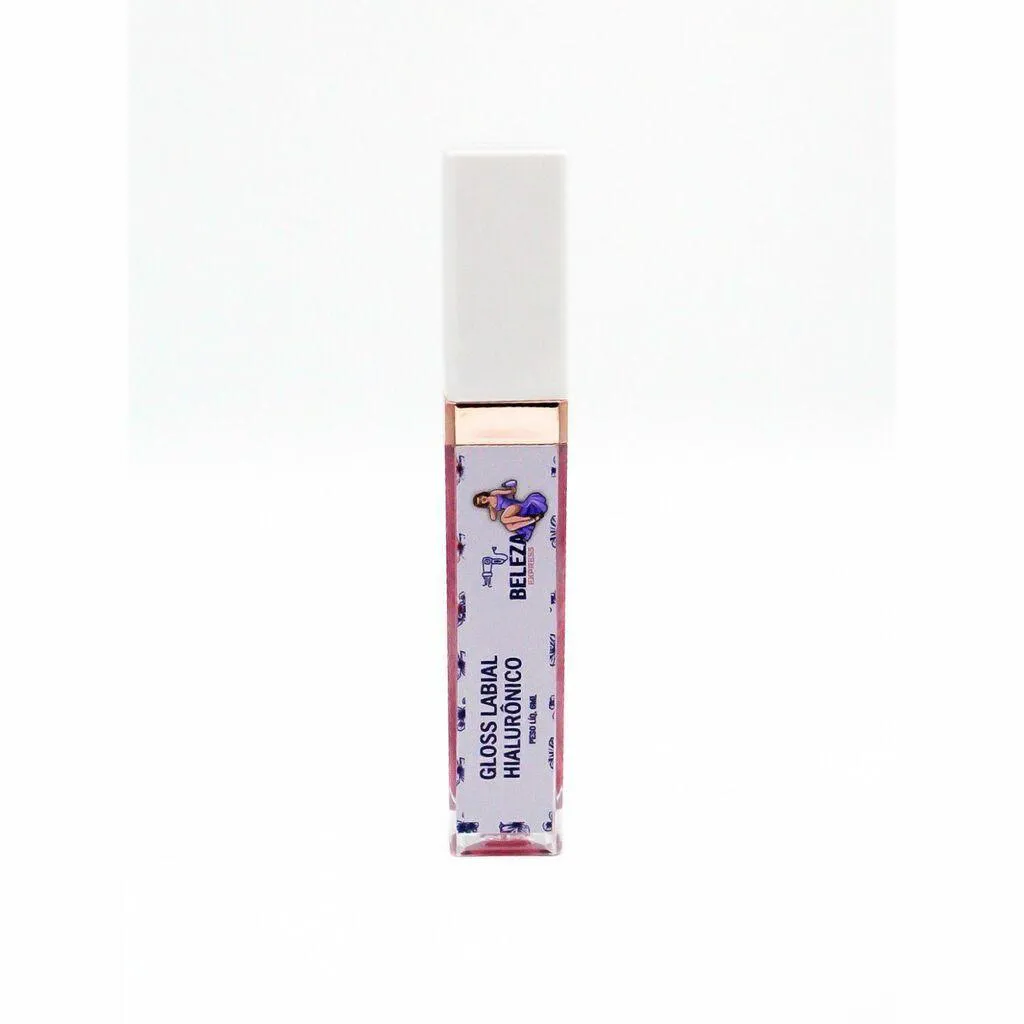 GLOSS HIALURôNICO SAVE MY LIPS BELEZA EXPRESS-EFEITO "LáBIOS DE SEDA" COR BABY PINK