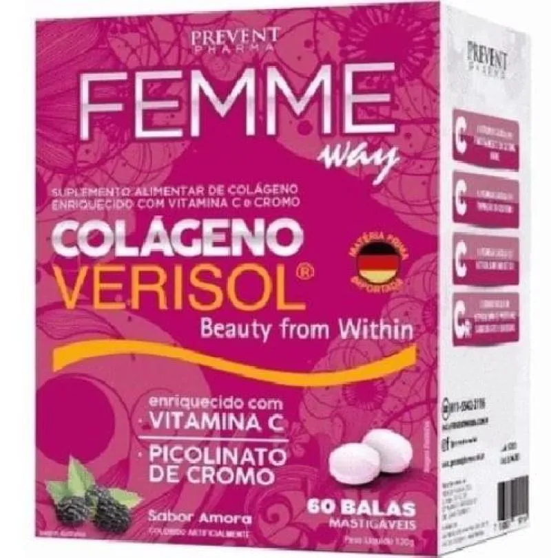 COLAGENO VERISOL  60 BALAS PREVENT PHARMA