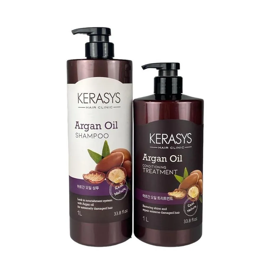 KIT DUO KERASYS ARGAN OIL (SHAMPOO 1L + MáSCARA 1L)