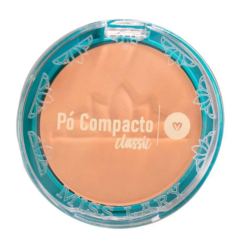 Pó Compacto Facial Vegano Efeito Matte Miss Lary Ml-301 04