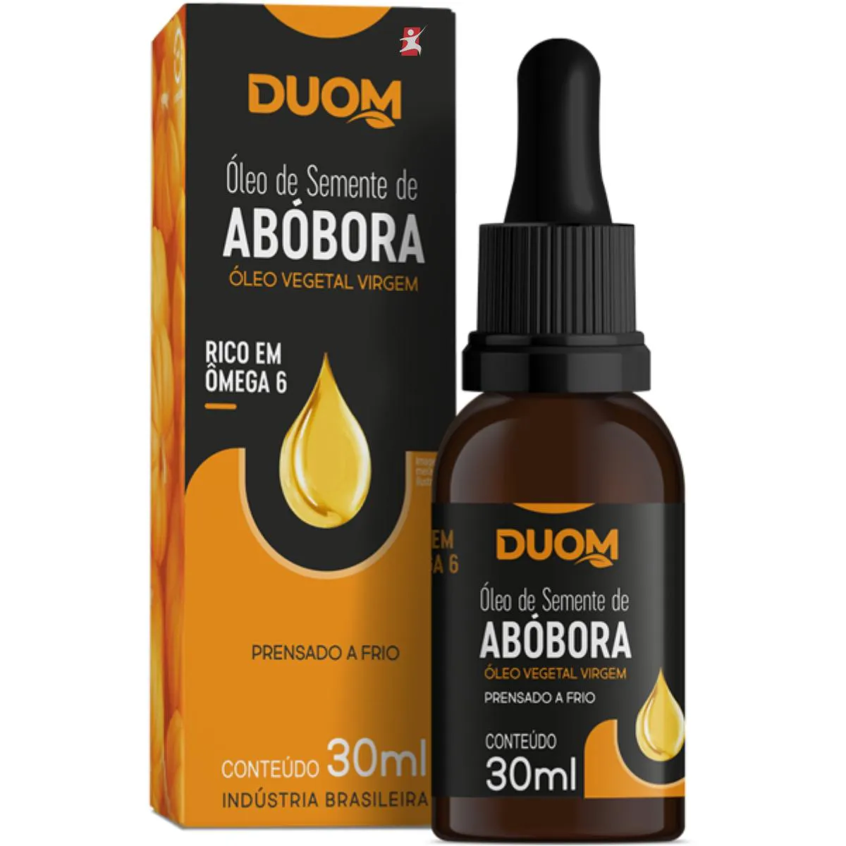 ÓLEO DE SEMENTE DE ABÓBORA VEGETAL VIRGEM 30ML – DUOM
