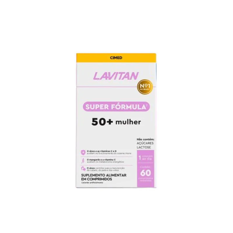 POLIVITAMINICO LAVITAN SUPER FÓRMULA MULER 50+ 60 COMPRIMIDOS
