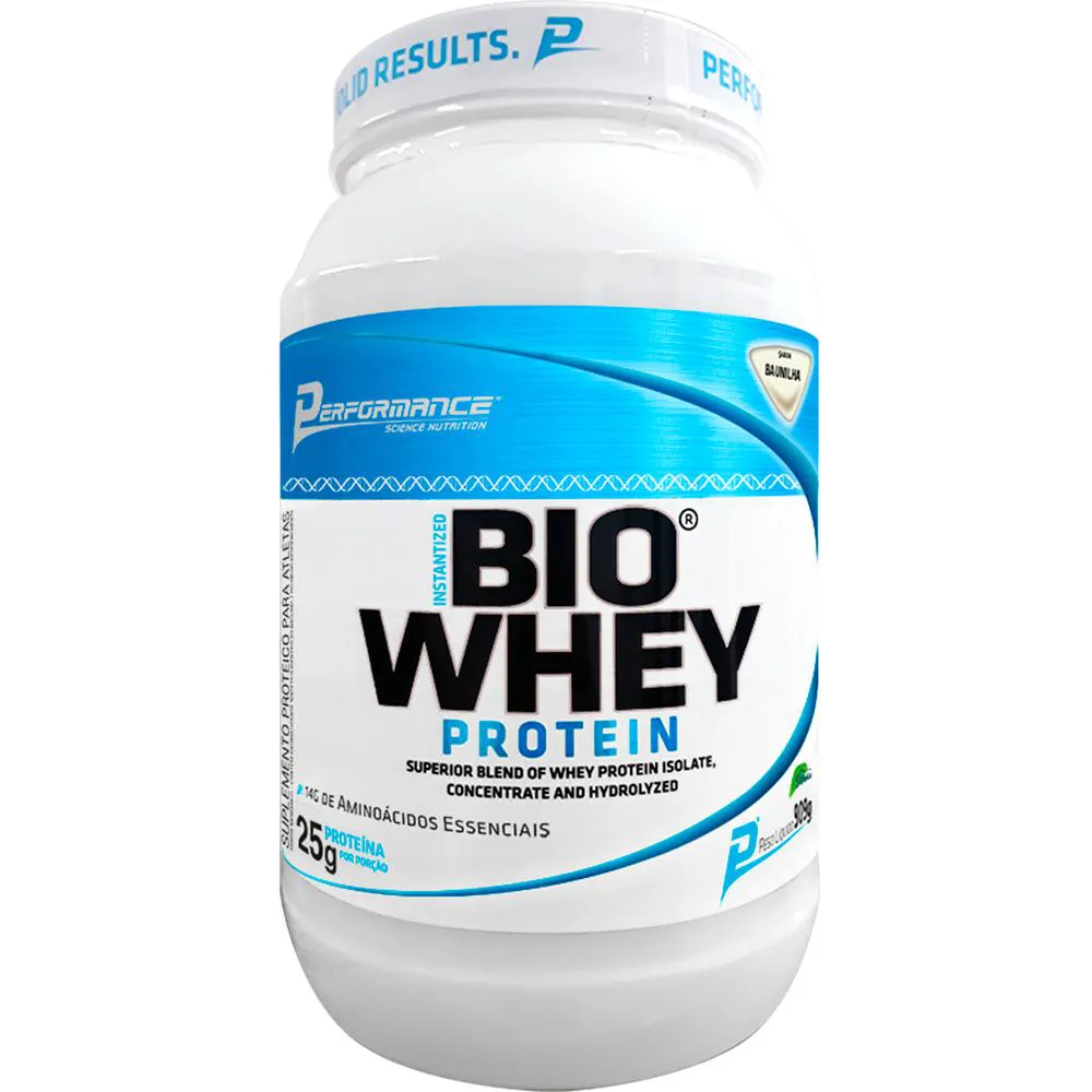 3W BIO WHEY PROTEIN 909G - PERFORMANCE NUTRITION Baunilha