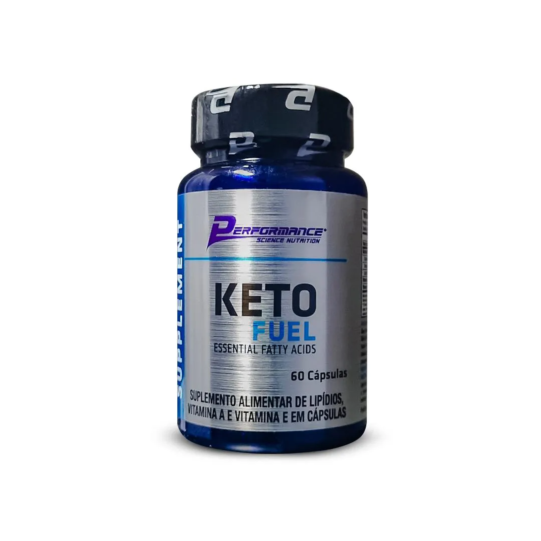 ÁCIDOS GRAXOS ESSENCIAS KETO FUEL - 60 CáPSULAS - PERFORMANCE NUTRITION