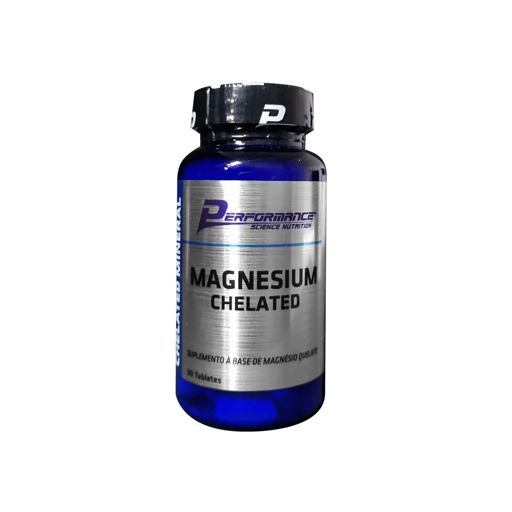 MAGNéSIO QUELATO EM TABLETES - PERFORMANCE NUTRITION 30 Tabs