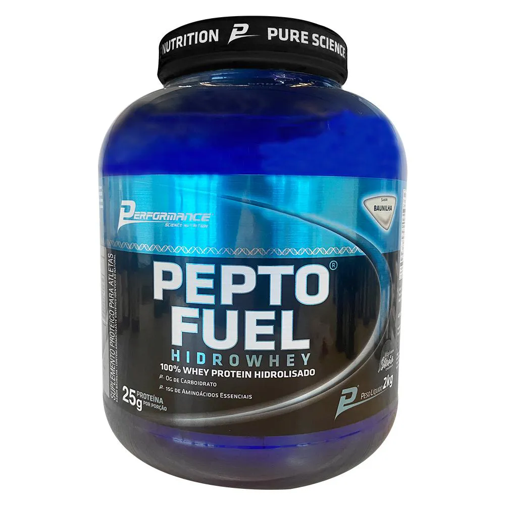WHEY PROTEIN HIDROLISADO PEPTO FUEL 2KG - PERFORMANCE NUTRITION Baunilha