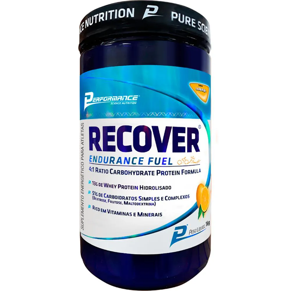 REPOSITOR ENERGéTICO RECOVER ENDURANCE FUEL 1KG - PERFORMANCE NUTRITION Limão