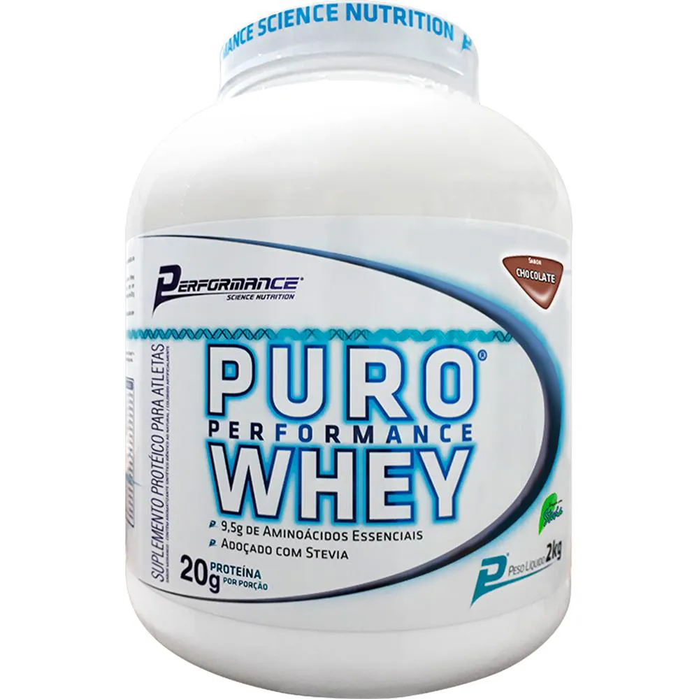 WHEY PROTEIN CONCENTRADO PURO WHEY 2KG - PERFORMANCE NUTRITION Floresta Negra