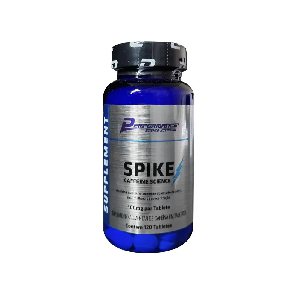 CAFEíNA EM TABLETE SPIKE SCIENCE 120 TABS. - PERFORMANCE NUTRITION