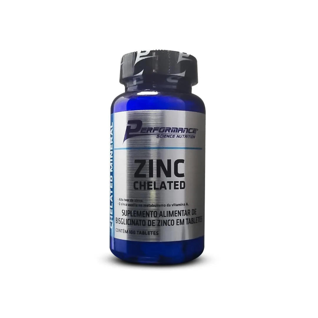 ZINCO QUELATO EM TABLETES - PERFORMANCE NUTRITION 100 Tabs