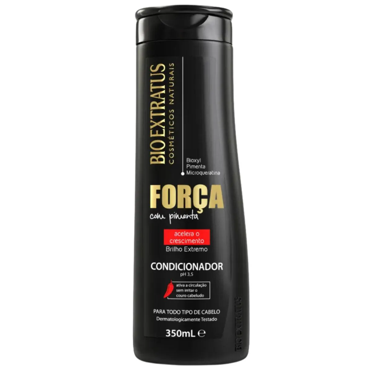 FORçA COM PIMENTA CONDICIONADOR BRILHO 350ML – BIO EXTRATUS