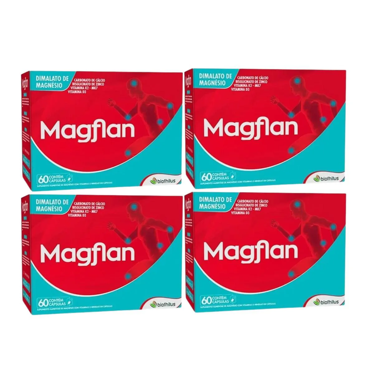 KIT C4 MAGFLAN COLáGENO TIPO II ARTICULAçõES - BIOFHITHUS