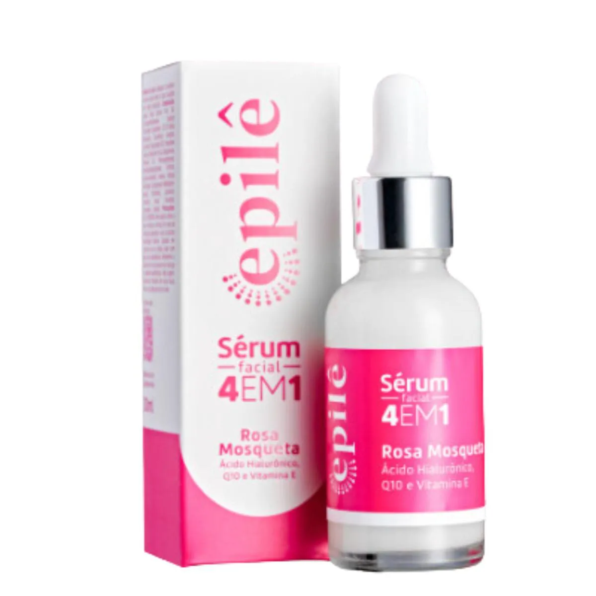SéRUM FACIAL 4 EM 1 ROSA MOSQUETA 30ML - EPILê