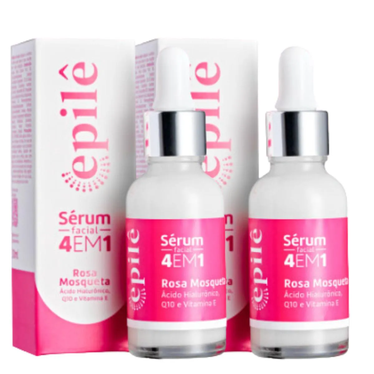 KIT C2 SéRUM FACIAL ROSA MOSQUETA 4 EM 1 - EPILê