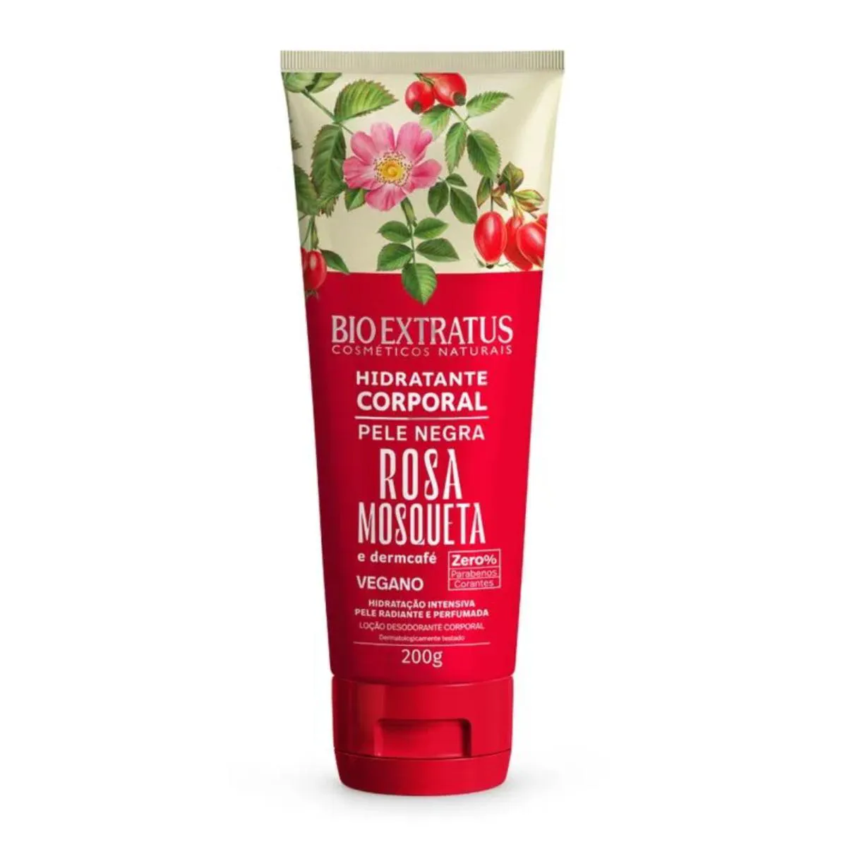 HIDRATANTE CORPORAL ROSA MOSQUETA DERMCAFé 200G BIO EXTRATUS