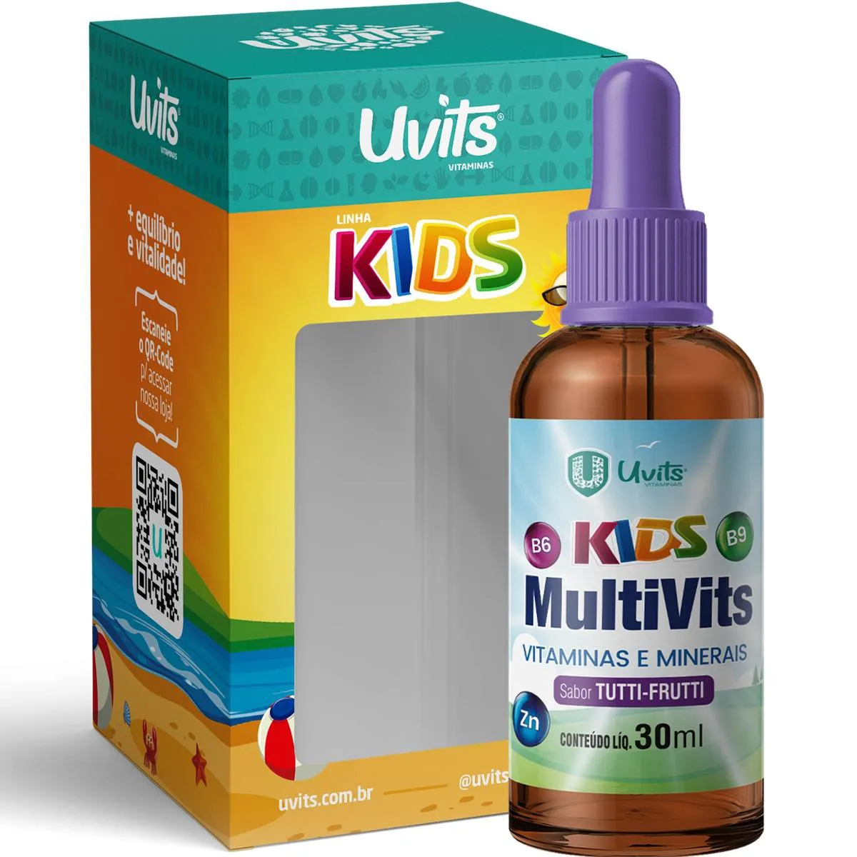 MULTIVITS KIDS 20ML UVITS Tuttifrutti
