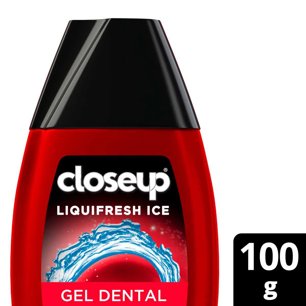 Pasta de Dente em Gel Closeup Liquifhesh Red Hot com Flúor de 100g