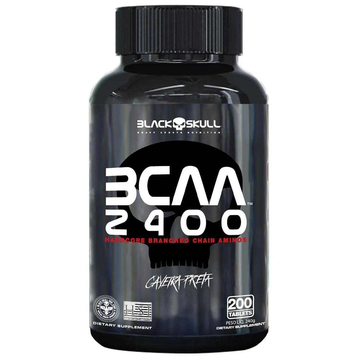 BCAA 2400 - AMINOÁCIDOS - 200 TABLETS NO FLAVOR