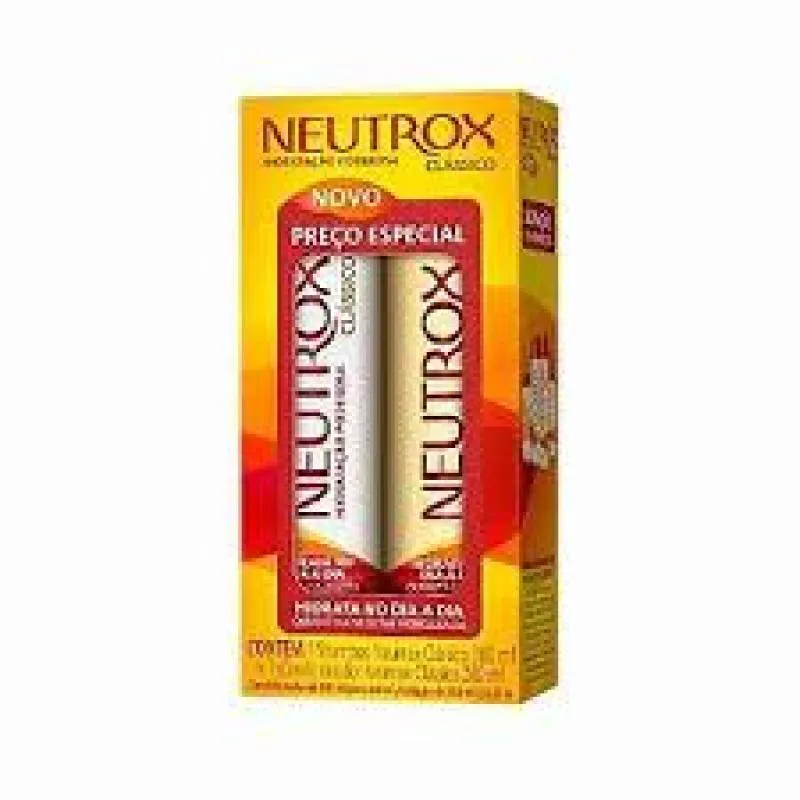 Shampoo Neutrox Clássico 300Ml + Condicionador Neutrox Clássico 200Ml Neutrox