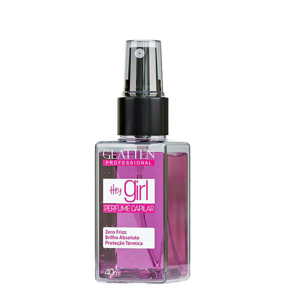 Glatten Hey Girl - Perfume Capilar Doador de Brilho Zero Frizz 40ml