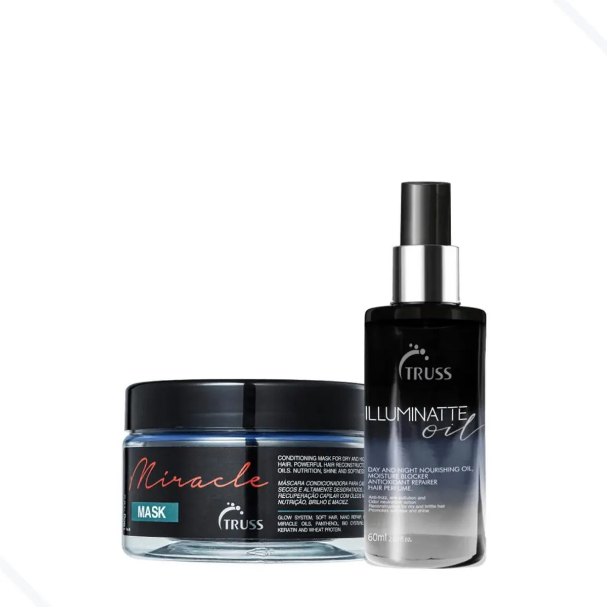 Kit Truss  Máscara Miracle 180g + Óleo Illuminatte 60ml
