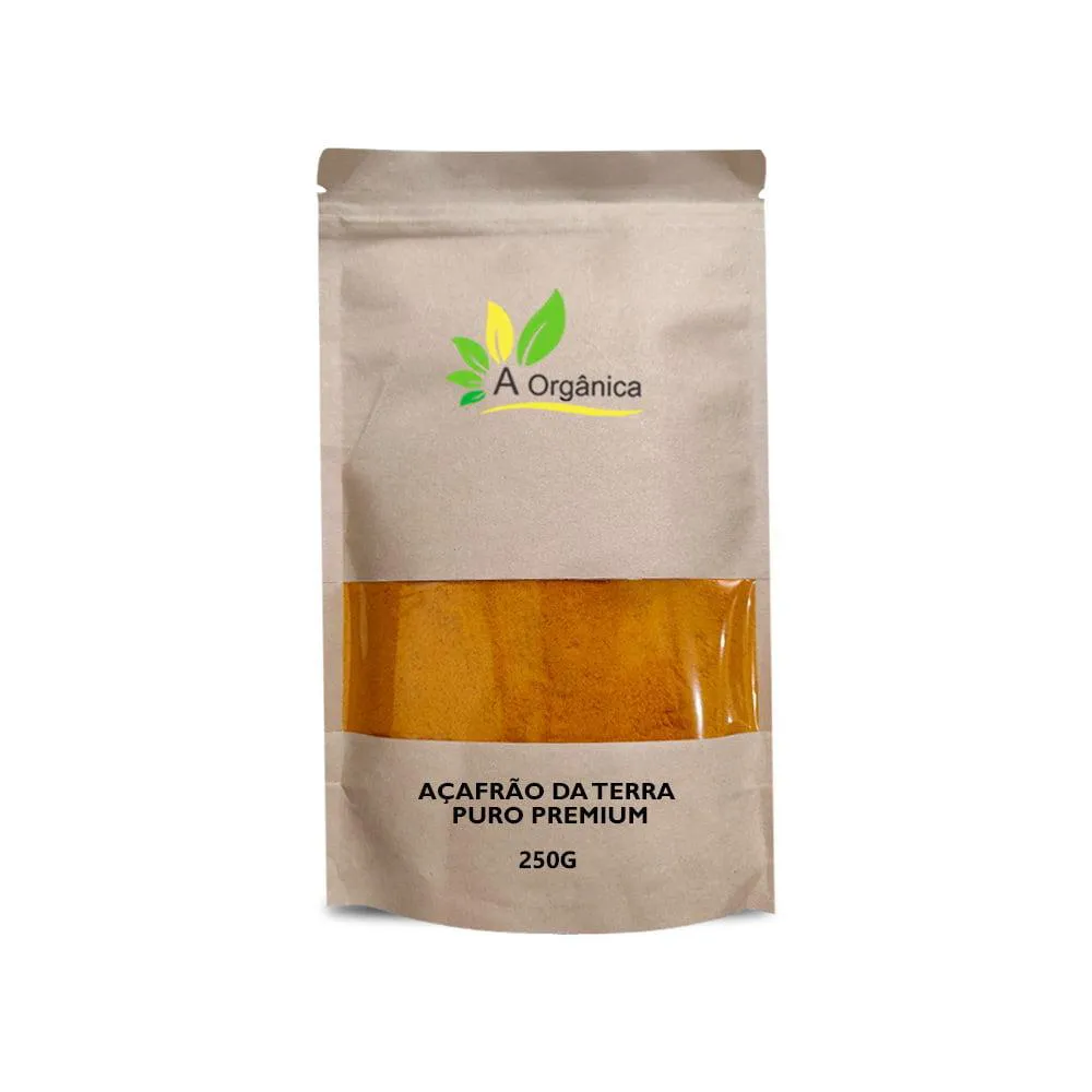 Kit 3 Açafrão da Terra Puro Premium - 250G À Orgânica