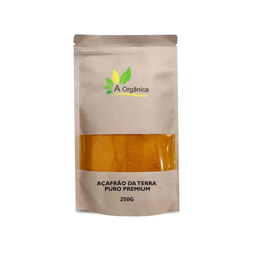 Kit 2 Açafrão da Terra Puro Premium - 250G À Orgânica