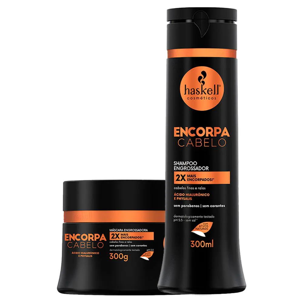 Kit Encorpa Shampoo 300ml+máscara 300g+ Brinde