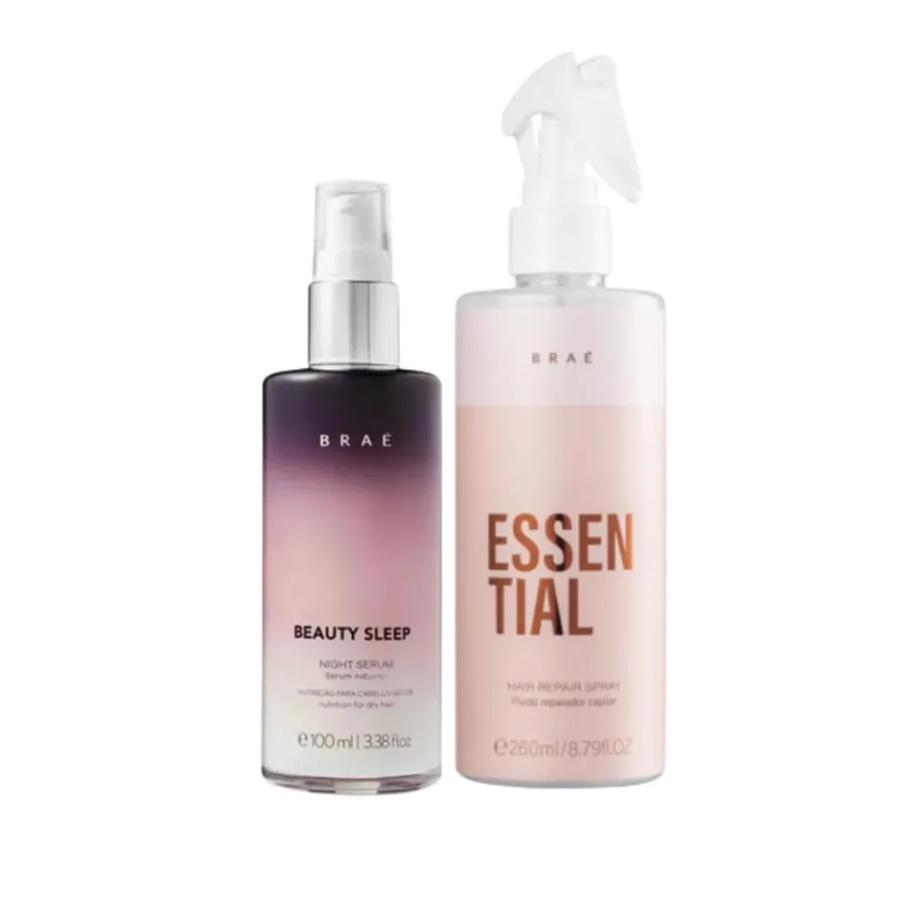 Braé Essential Fluido Reparador E Beauty Sleep - Sérum Capilar Noturno 100ml