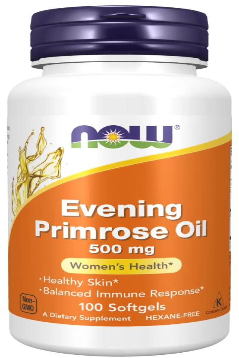 Óleo de Prímula 500mg Now Foods 100 Cápsulas