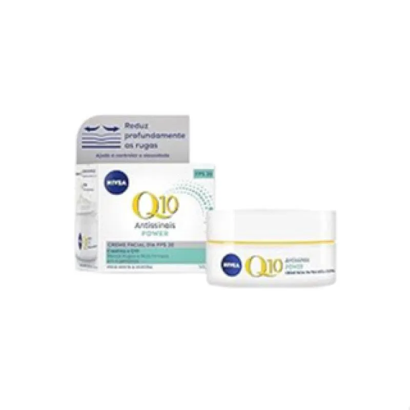 Nivea Creme Facial Antissinais Q10 Plus Pele Mista a Oleosa 50g