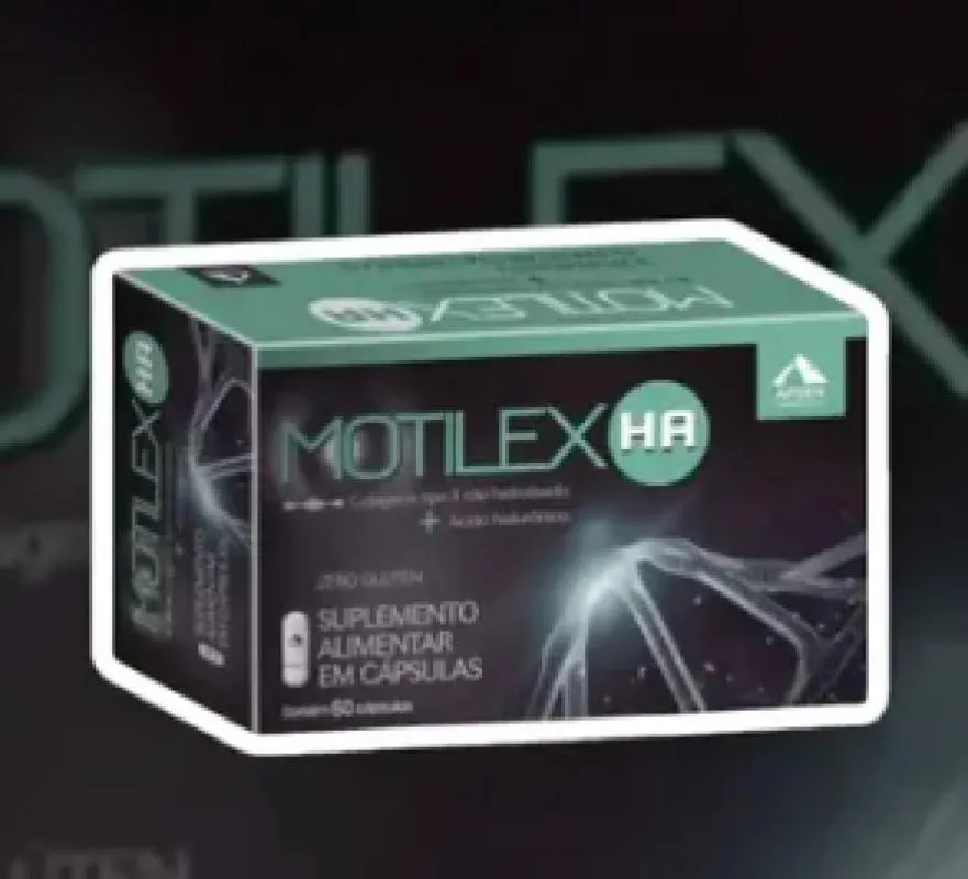 MOTILEX HA C/60 CÁPSULAS - COLÁGENO TIPO 2 + ÁCIDO HIALURÔNICO