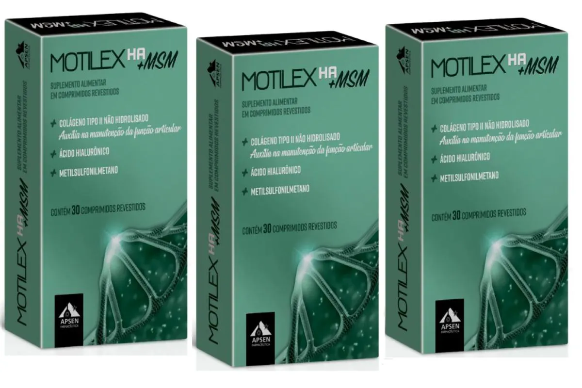 MOTILEX HA+MSM KIT C/3 CAIXAS C/30 COMPRIMIDOS CADA