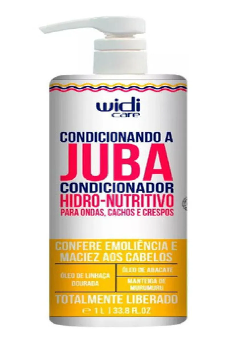Condicionando a Juba Condicionador Hidro Nutritivo 1L- Widi Care NOVO
