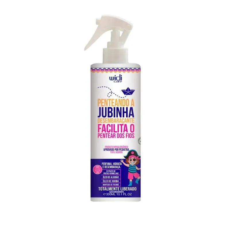 Penteando a Jubinha Spray Desembaraçante Facilita o Pentear dos Fios - Widi Care NOVO